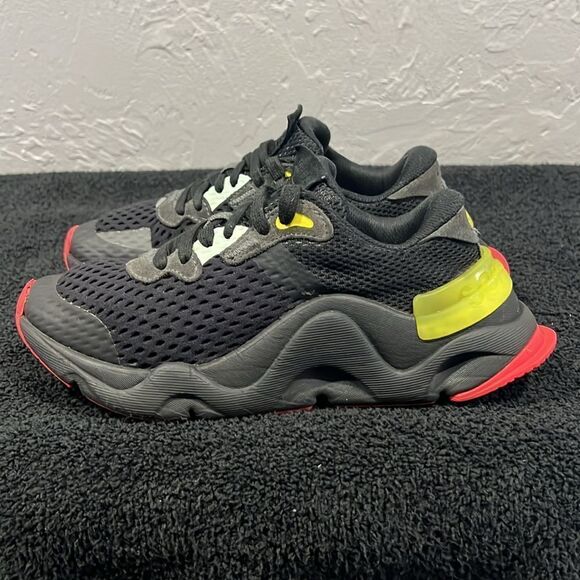 🔥🔥 Sorel Kinetic Rnegd Sneaker Women Size 5 - Black/Pink/Neon - EXCELLENT!!! - Picture 3 of 13